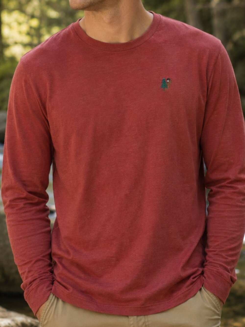 Treeblend T-Shirt Soft Everyday Tee Casual Top Rust Men's 2XL Short Sleeve
